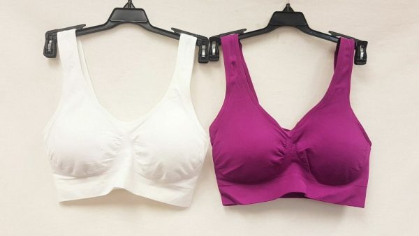 LOT OF 2 Rhonda Shear 9206 Seamless Moisture Wicking Ahh Bra - CHOOSE COLOR PACK For Cheap