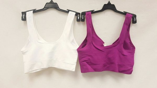 LOT OF 2 Rhonda Shear 9206 Seamless Moisture Wicking Ahh Bra - CHOOSE COLOR PACK For Cheap