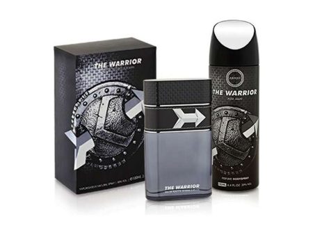 Armaf The Warrior Men Edt 100ml Gift Set + Deo Spray Online now