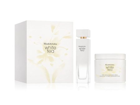 Elizabeth Arden White Tea Edt 100ml + Body Cream Gift Set For Discount