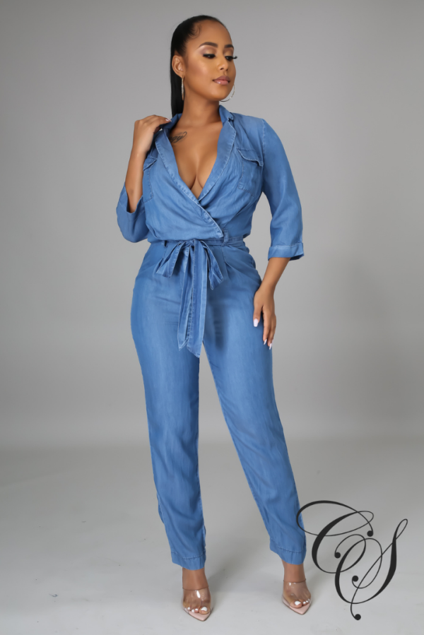 Kaeli Denim Statement Jumpsuit Online