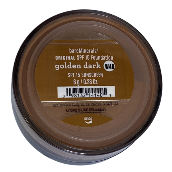 BareMinerals Original Foundation SPF15 - Golden Dark W40, 8g Online