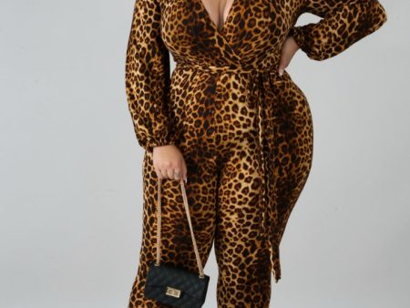 Lennox Leopard Print Jumpsuit Cheap