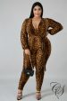 Lennox Leopard Print Jumpsuit Cheap