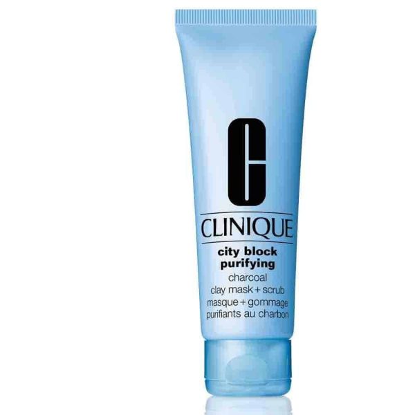 CLINIQUE City Block Purifying Charcoal Clay Mask + Scrub 100ml Sale