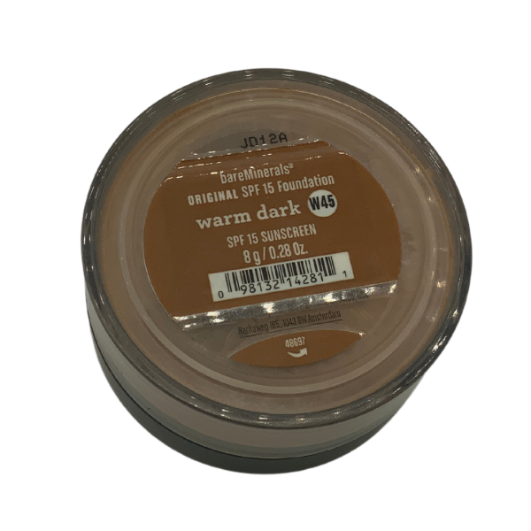 bareMinerals Original Foundation SUNSCREEN, 8g WARM DARK W45 Online now