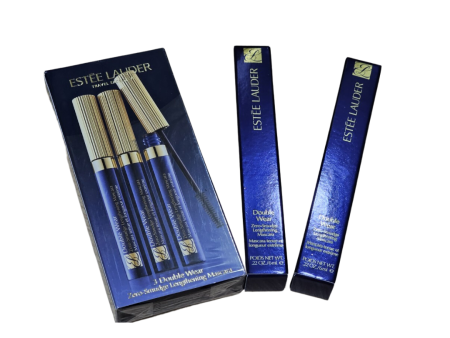 Estee Lauder Double Wear Mascara 01 Black (pack of 2) Online Hot Sale