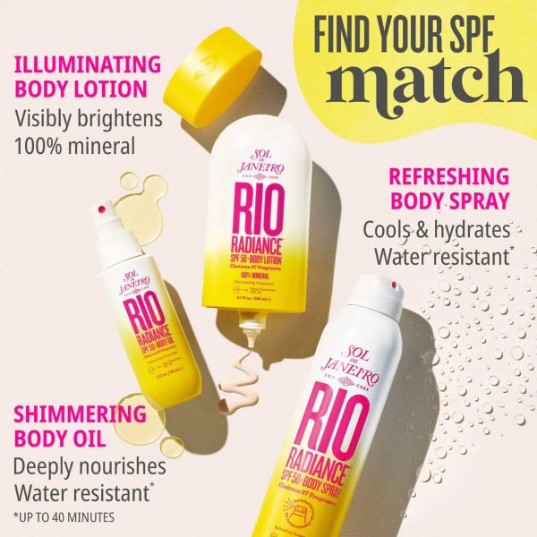 Rio Radiance™ SPF 50 Mineral Body Lotion Sunscreen with Niacinamide For Cheap