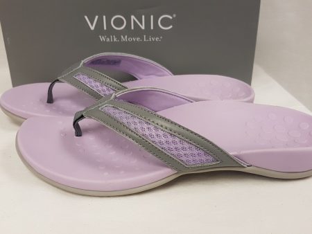 Vionic Tonya Toe Post Sandal Slate 10 EU42 For Cheap