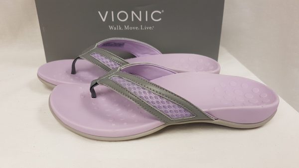 Vionic Tonya Toe Post Sandal Slate 10 EU42 For Cheap