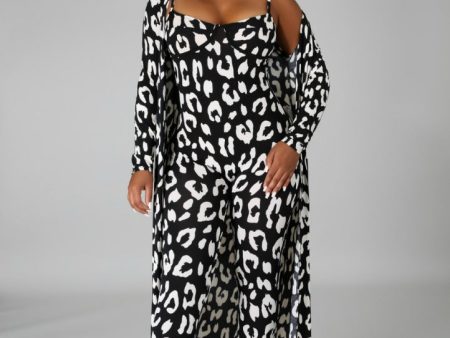 Patti Animal Print Jumpsuit Set on Sale