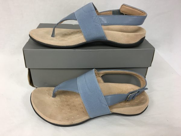 VIONIC Danita Toe Post Ankle Strap Sandals Blue 7 EU38 Cheap