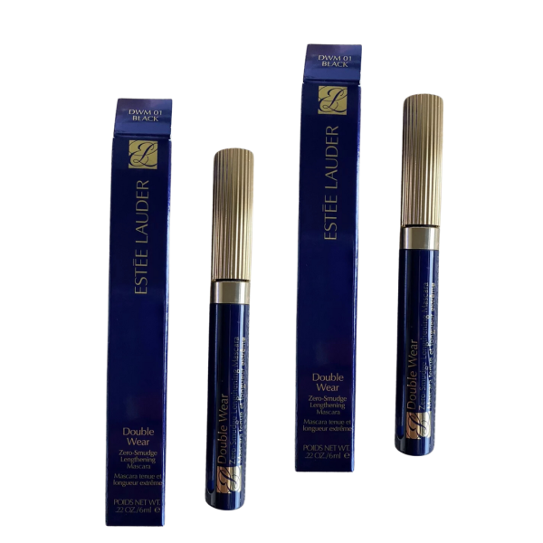 Estee Lauder Double Wear Mascara 01 Black (pack of 2) Online Hot Sale