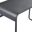 WALKER EDISON 42  METAL DESK WITH CURVED TOP IN GUN METAL GREY, DM42CURGY Online Hot Sale