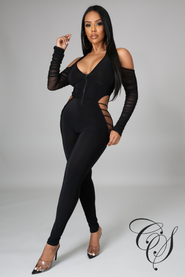 Alana Halter Cut Out Jumpsuit Online Hot Sale