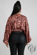 Casey Cheetah Kimono Crop Top Fashion