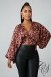 Casey Cheetah Kimono Crop Top Fashion