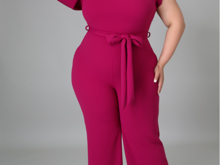 Taliyah Open Shoulder Jumpsuit Cheap