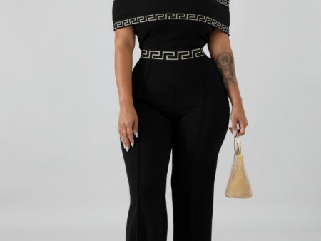 Irene Maze Off Shoulder Jumpsuit Cheap