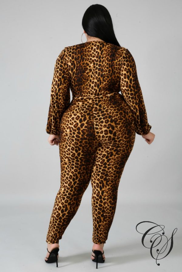 Lennox Leopard Print Jumpsuit Cheap