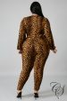 Lennox Leopard Print Jumpsuit Cheap