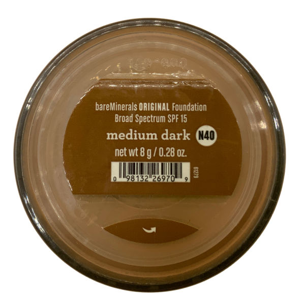 BareMinerals Escentuals Original Foundation Spf15,Medium Dark N40, 8g Online