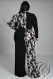 Andra Monochrome Abstract Jumpsuit on Sale