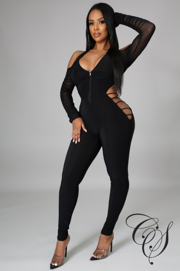 Alana Halter Cut Out Jumpsuit Online Hot Sale