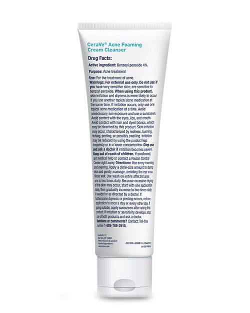 Acne Foaming Cream Cleanser Hot on Sale