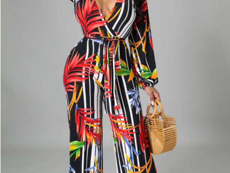 Rebecca Tropical Print Jumpsuit Online