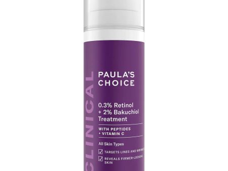 Clinical 0.3% Retinol + 2% Bakuchiol Treatment on Sale