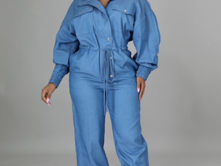 Asia Denim Jumpsuit Cheap