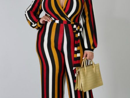 Samara Striped Jumpsuit For Sale