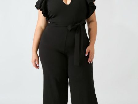 Dakota Tier Peep Jumpsuit For Cheap