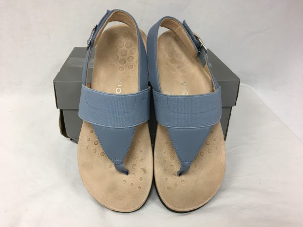 VIONIC Danita Toe Post Ankle Strap Sandals Blue 7 EU38 Cheap