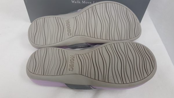 Vionic Tonya Toe Post Sandal Slate 10 EU42 For Cheap