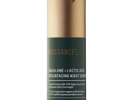 Squalane + 10% Lactic Acid Resurfacing Night Serum on Sale