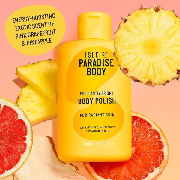 Brilliantly Bright Body Polish Scrub with Vitamin C & Niacinamide For Discount