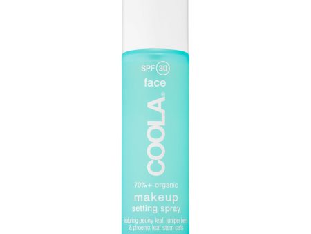 Makeup Setting Spray Organic Sunscreen SPF 30 Online now