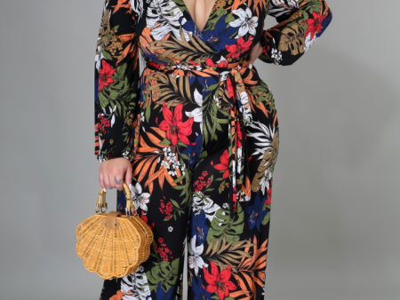 Charnice Dark Floral Jumpsuit Online