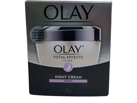 Olay Total Effects 7 in 1 Moisturizer Night Cream with vitamins 1.7oz For Discount