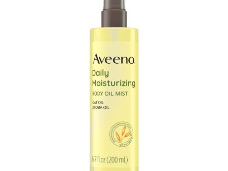 Aveeno Daily Moisturizing Dry Body Oil Mist with Oat and Jojoba Oil For Discount