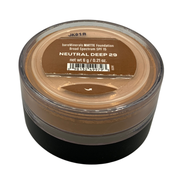 bareMinerals Matte SPF 15 Foundation, NEUTRAL DEEP 29 6g Online Sale