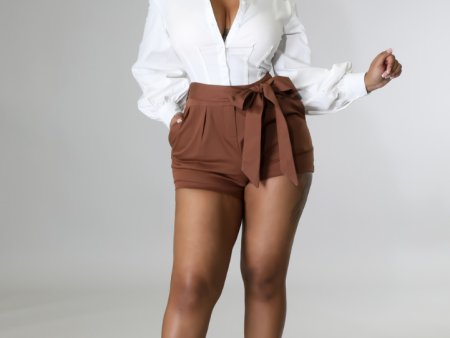 Theresa White Chocolate Romper Sale