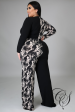 Andra Monochrome Abstract Jumpsuit on Sale