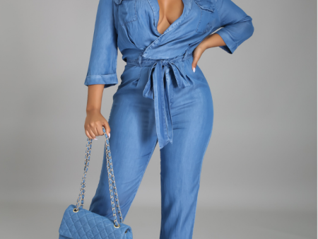 Kaeli Denim Statement Jumpsuit Online