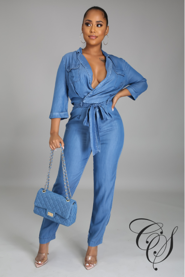 Kaeli Denim Statement Jumpsuit Online