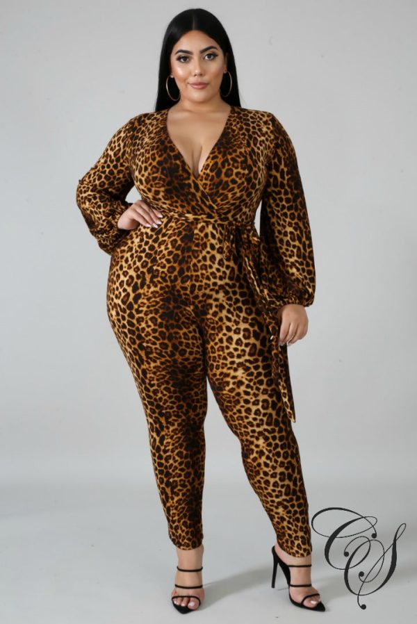 Lennox Leopard Print Jumpsuit Cheap