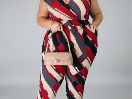 Kayann Color Block Jumpsuit Sale